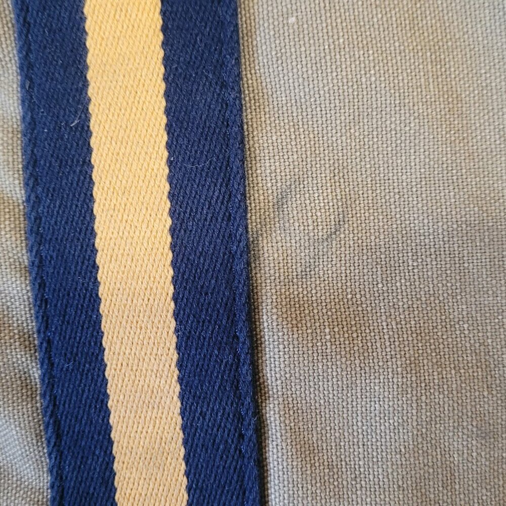 Rugby Ralph Lauren Preppy Large Canvas Duffle Weekender Bag. - Picture 4 of 12